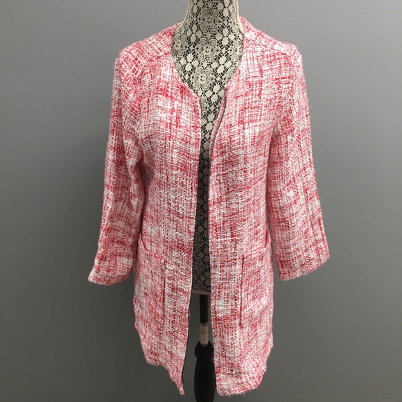 Sanctuary Red Tweed Jacket - Picture 1 of 3